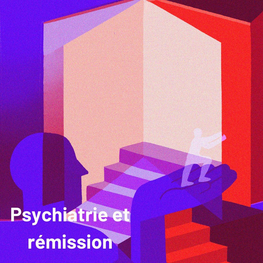 Panneau illustré « Psychiatrie et rémission »