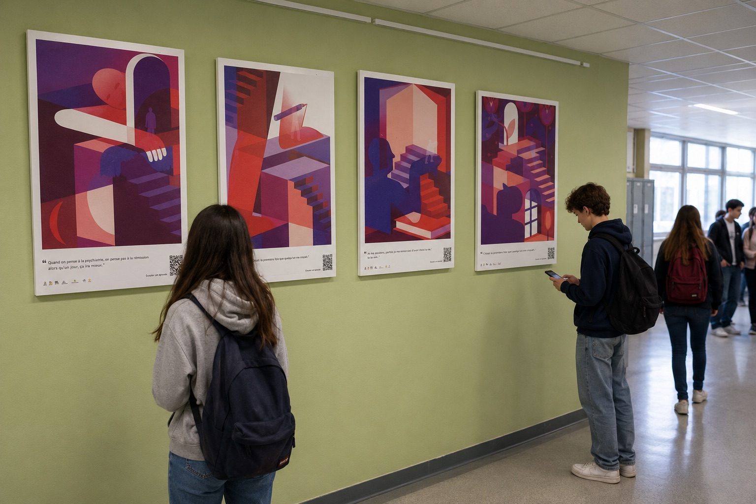 Visuel de l'exposition Tête-à-tête, santé mentale des jeunes